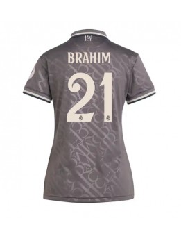 Billige Real Madrid Brahim Diaz #21 Tredjedrakt Dame 2024-25 Kortermet